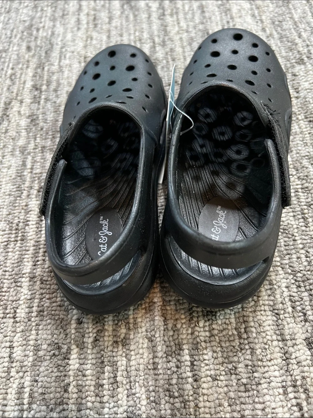 Cat & Jack Black Kids'  Clog Shoes Size 12